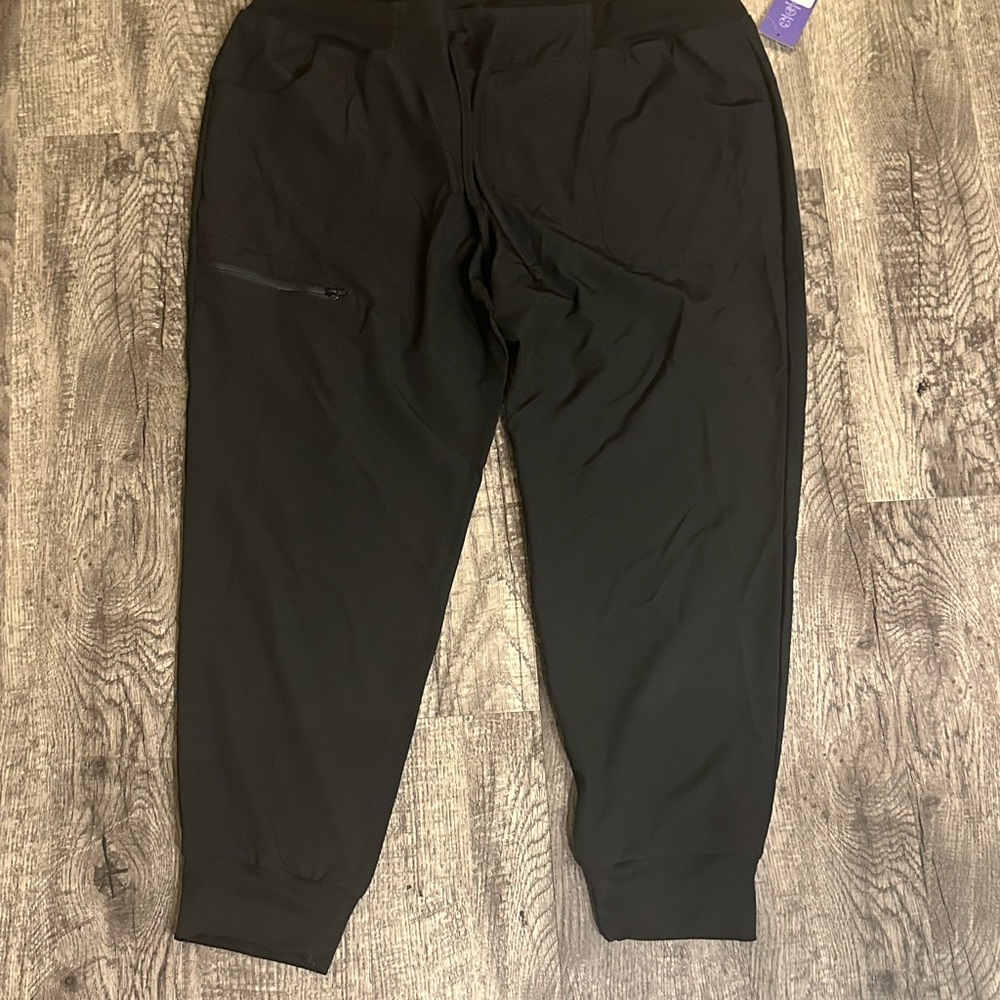 Cherokee Petite Black Scrub Joggers